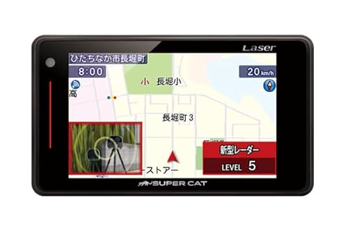 Yupiteru ユピテル GS303 新型レーダー式移動オービス対応3.6型液晶GPS内蔵レーザー&レーダー探知機 1枚目 画像