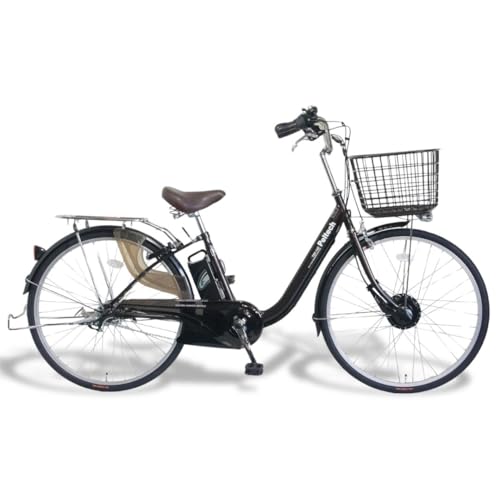 【100%完成車納品】 PELTECH(ペルテック) 電動アシスト自転車 26インチ内装3段 TDF-14Z (ブラウン, 8AHバッテリー) 1枚目 画像