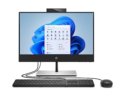 【整備済み品】 エイチピー狭額縁ベゼル液晶一体型 ProOne 600 G6AIO/第10世代Core-i5-10500T/DDR4:16GB/SSD512GB/21.5型1080p Full HD/昇降式Webカメラ/無線LAN/Bluetooth/光学ドライブ/MSOffice/Win11 Pro ワイヤレスキーボードマウスセット (整備済み品) 1枚目 画像