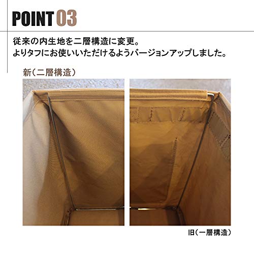 WHATNOT(ワットノット) 収納コンテナ ツールバッグ サンド 幅360mm×奥250mm×高320mm OB-01-SB2 中間 画像