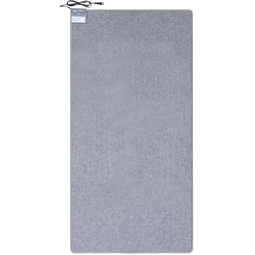 アイリスオーヤマ ホットカーペット 1畳 本体 176×88cm 5段階温度調節 電気カーペット 電気マット ホットマット ダニ退治 こたつ併用可 一畳 足元 暖房 IHC-10-H グレー 1枚目 画像