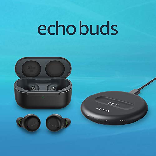 【セット買い】Echo Buds (第2世代) ワイヤレス充電ケース付き｜ブラック + Echo Buds用 PowerWave 5Wワイヤレス充電パッド (Made for Amazon認定取得) 最後 画像