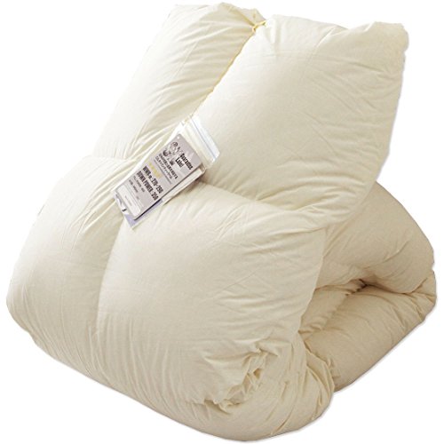 タンスのゲン 羽毛布団 シングル【コインランドリーで洗える!】 W防ダニ ダウン90% 充填量1.0kg 日本製 7年保証 洗える ウォッシャブル 掛け布団 10119001(72199) 1枚目 画像