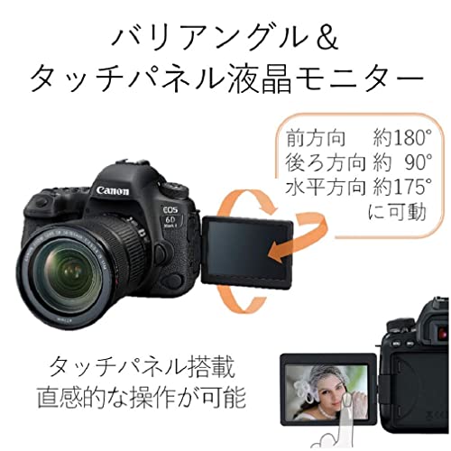 【整備済み品】 Canon デジタル一眼レフカメラ EOS 6D Mark II EF24-105 IS STM レンズキット EOS6DMK2-24105ISSTMLK (整備済み品) 中間 画像