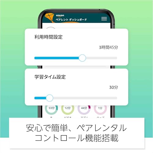 Amazon Fire 7 キッズモデル (7インチ) ブルー 数千点のキッズコンテンツが1年間使い放題 中間 画像