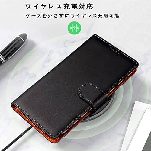 【J.DL直営店】 iPhone SE ケース 第2世代 第3世代 iPhone8 ケース iPhone7手帳型ケース iPhone se3 ケース手帳型 スマホケース 手帳型 携帯カバー PUレザー 耐衝撃 耐摩擦 全面保護 マグネット式 カード収納 スタンド機能 手触りが良い 人気 上質 4.7インチ対応(ブラック) 中間 画像