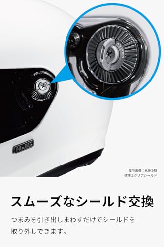 HJC HELMETS(エイチジェイシーヘルメット) バイク用 ヘルメット フルフェイス クラシック ベンチレーション 内装着脱 V10 ソリッド HJH248 SEMI FLAT BLACK L (58 - 59cm) 中間 画像