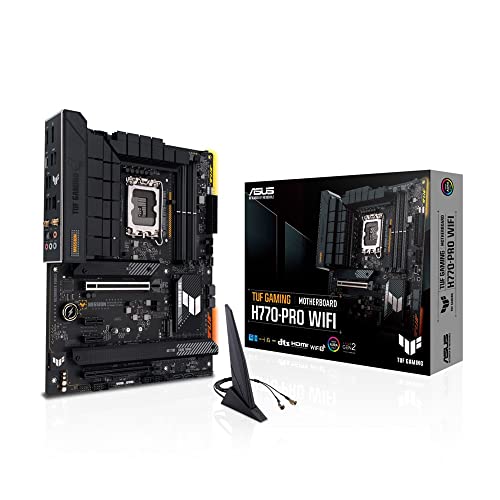 ASUS INTEL 第13.12世代 LGA1700 対応 H770 搭載 ATX マザ―ボードTUF GAMING H770-PRO WIFI/国内正規代理店品 1枚目 画像