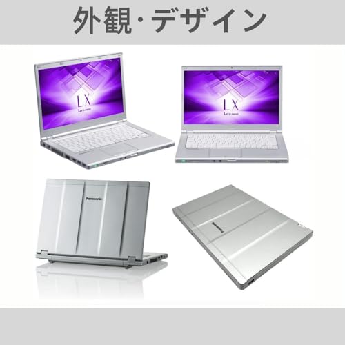 【整備済み品】パナソニック(Panasonic) 軽量 ノートパソコン Let's note CF-LX6 14インチ FHD ノートPC 第7世代 Core CPU/メモリ 8GB/高速SSD/WEBカメラ/WIFI/HDMI/VGA/Windows 11pro&Office 2019搭載 中古パソコン (第7世代Core i3, メモリ：8GB/SSD：1TB) 中間 画像