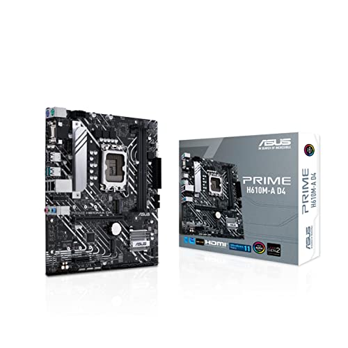 ASUS INTEL 第12世代 CPU ( LGA1700 ) 対応 H610 チップセット mic-ATX マザーボード PRIME H610M-A D4 【 国内正規代理店品 】 1枚目 画像