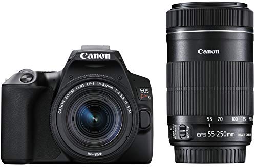 Canon デジタル一眼レフカメラ EOS Kiss X10 ダブルズームキット ブラック EOSKISSX10BK-WKIT 1枚目 画像