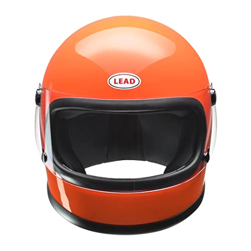 リード工業(LEAD) バイクヘルメット フルフェイス RX-200R オレンジ フリーサイズ (57-60cm未満) - 中間 画像