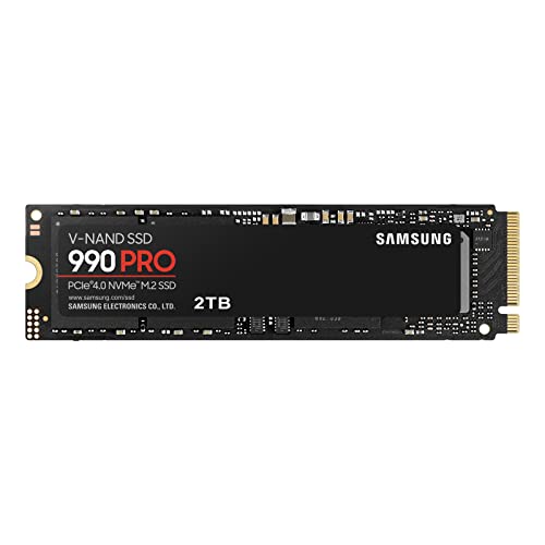 Samsung 990 PRO 2TB PCIe Gen 4.0 x4 (最大転送速度 7,450MB/秒) NVMe M.2 (2280) 内蔵 SSD MZ-V9P2T0B-IT/EC 国内正規保証品 画像1
