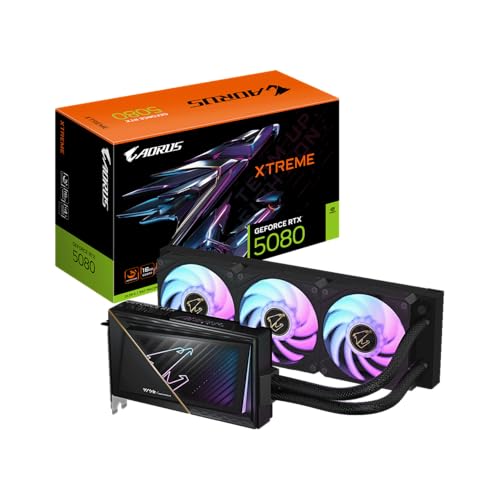 GIGABYTE NVIDIA Geforce RTX5080 搭載 グラフィックボード GDDR7 16GB ギガバイト 【国内正規代理店品】 GV-N5080AORUSX W-16GD 1枚目 画像