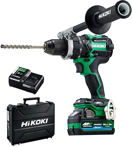 【Amazon.co.jp限定】HiKOKI(ハイコーキ) 36V 充電式 振動ドライバードリル DV36DC 最大トルク155N・m 蓄電池1個・充電器・ケース付 DV36DC(XPSZ) 画像1