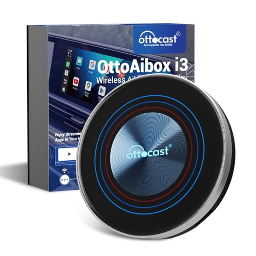 【BMW完全専用|他車種非対応】オットキャスト OTTOCAST OttoAibox i3 CarPlay AIボックス (Android 13搭載 4+64GB) BMW無線CarPlay/iDrive連動 YouTube/Netflix/ABEMA車内視聴 高精度GPS&音声操作 BMW純正システム互換 技適認証済 1枚目 画像