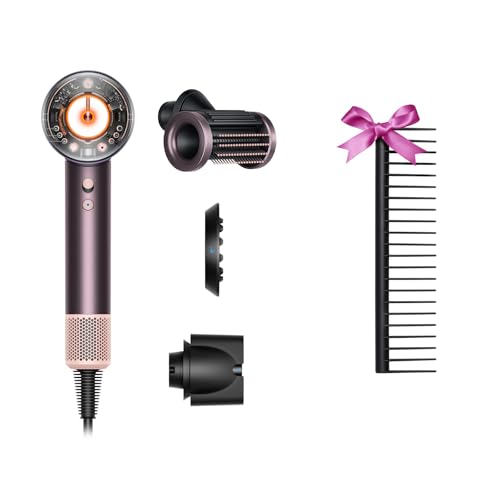 Dyson(ダイソン) ドライヤー Dyson Supersonic Nural™ Shineヘアドライヤー ジャスパープラム (HD16 JPPL G) 大風量 速乾 スカルプケア【Amazon.co.jp限定】【パワフルな風だから、低温なのに速乾】【限定ギフト コーム付き】 1枚目 画像
