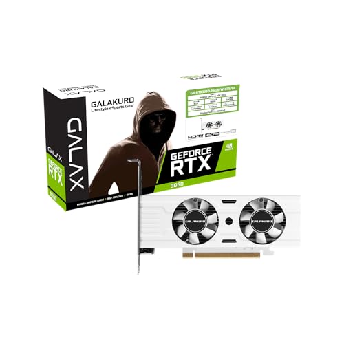 玄人志向 NVIDIA GeForce RTX 3050 搭載 グラフィックボード 6GB ホワイトモデル ロープロファイル 【国内正規品】 GK-RTX3050-E6GB/WHITE/LP 1枚目 画像