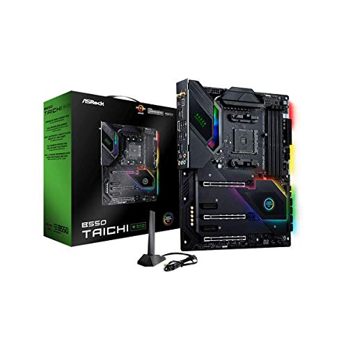 ASRock AMD Ryzen5000シリーズ(Soket AM4)対応 B550チップセット搭載 ATX マザーボード 【国内正規代理店品】B550 Taichi Razer Edition 1枚目 画像
