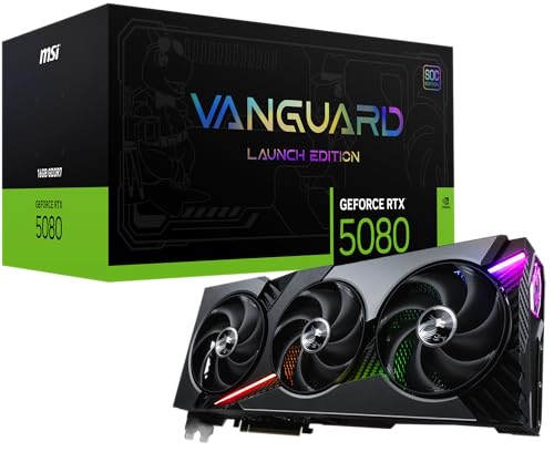 MSI GeForce RTX 5080 16G VANGUARD SOC LAUNCH EDITION グラフィックスカード VD8973 1枚目 画像