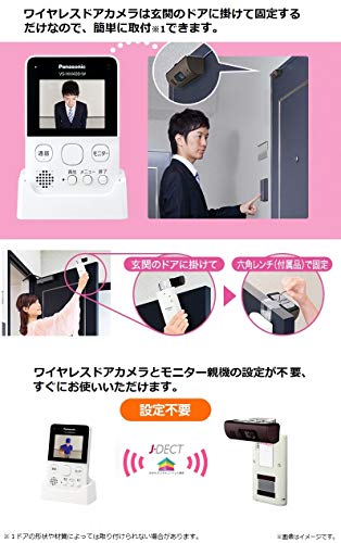パナソニック モニター付きドアカメラ VS-HC400-W 中間 画像