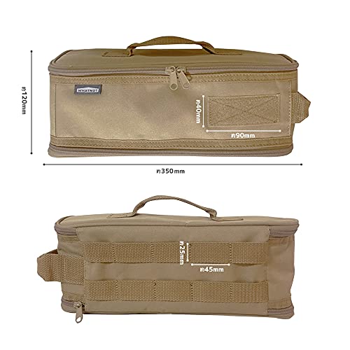 WHATNOT(ワットノット) ギアコンテナ 収納コンテナ ツールボックス アウトドア 収納袋 持ち運び GC-01-SB & マルチ収納ケース ワイド 撥水加工 アウトドア ツールボックス MC-01-SB【セット買い】 最後 画像