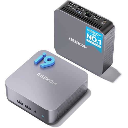 「超長寿命」GEEKOM GT13 Pro ミニPC【2025最新】第13世代 i9-13900HK搭載 最大5.4GHz 最速 128GB+6TB SSD（拡張可能）高性能mini pc 大容量 3年保証 Win11Pro搭載 小型PC 32GB+1TB 4画面8K出力/USB4（Oculinkより安定）/WiFi6E/2.5GLAN/コンパクト/省エネ設計/VESAマウント対応 万能ミニpc 画像1