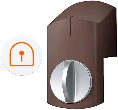 【公式】SADIOT LOCK2ブラウン カギのプロ×日本メーカーのスマートロック Apple Watch対応 Amazon Ring連携 玄関 鍵 オートロック ドアロック スマートキー スマートホーム IOT 自動施錠 防犯 工事不要 MHP-SLS21-RS(サディオロック2) (ブラウン/シルバー) 1枚目 画像