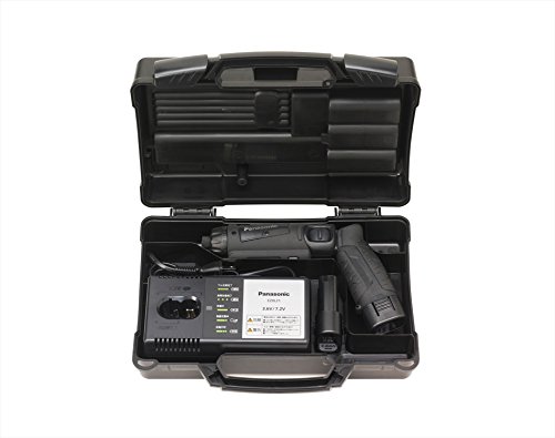 パナソニック(Panasonic) 充電スティックドリルドライバー 7.2V 1.5Ah電池パック×2個/充電器/ケース付 高精度小型ドライバー M5 手元用ワイドLED搭載 EZ7421LA2S-B ブラック 中間 画像