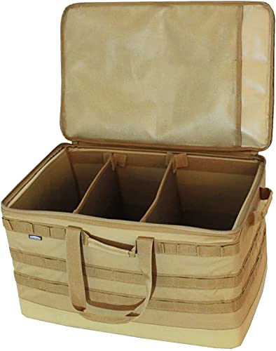 WHATNOT(ワットノット) ギアコンテナ 収納コンテナ ツールボックス アウトドア 収納袋 持ち運び GC-01-SB & マルチ収納ケース ワイド 撥水加工 アウトドア ツールボックス MC-01-SB【セット買い】 中間 画像