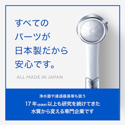 【ナノバブル数12億個以上】ナノフェミラスプラス シャワーヘッド 上位モデル 【公式ストア】 JAPAN STAR ジャパンスター 日本製 東大阪 マイクロナノバブル 潤い肌 保湿 洗浄 節水節約 3段階水流水圧切替 超極小泡 塩素除去 軽量設計 中間 画像