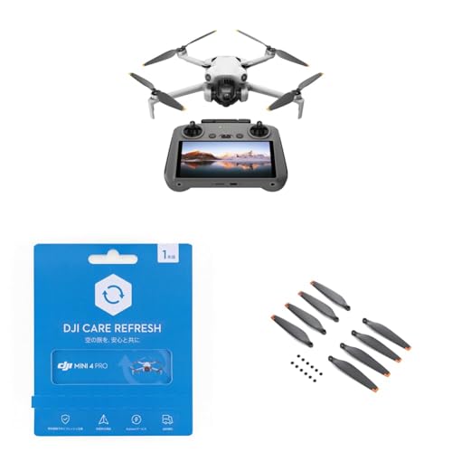 DJI ドローン Mini 4 Pro(DJI RC-2付属)+1年延長CARE保証+プロペラ グレー 2025年5月前に生産した製品 1枚目 画像