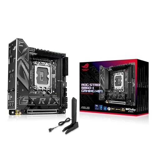 ASUS intel Core Ultra Processors (Series 2) Socket LGA1851 対応 B860 搭載 Mini-ITX マザーボード/ROG STRIX B860-I GAMING WIFI 国内正規代理店品 1枚目 画像