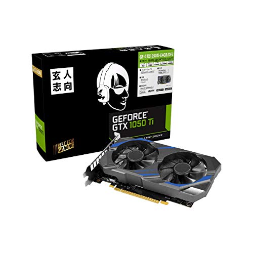 玄人志向 NVIDIA GeForce GTX 1050Ti 搭載 グラフィックボード 4GB デュアルファン GF-GTX1050Ti-E4GB/DF3 1枚目 画像