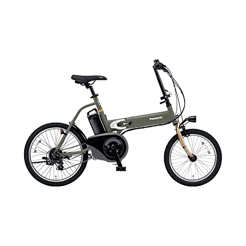 Panasonic(パナソニック) 2023年モデル電動自転車 電動折りたたみ自転車 オフタイム BE-FW071G マットオリーブ×デザートイエロー 20インチ 1枚目 画像