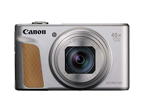 Canon コンパクトデジタルカメラ PowerShot SX740 HS シルバー 光学40倍ズーム/4K動画/Wi-Fi対応 PSSX740HSSL 1枚目 画像