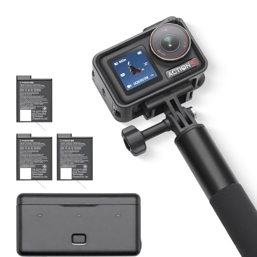 DJI Osmo Action 5 Pro アドベンチャーコンボ アクションカメラ4K 1/1.3インチセンサー付き 12時間の長時間駆動バッテリー（3個） 手ブレ補正 デュアルOLEDタッチ画面 防水 旅行 vlog カメラ ウェアラブルカメラ 動画撮影用カメラ 画像1