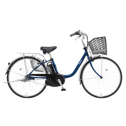 【自転車 完全品｜自転車安全整備士点検済】電動自転車 パナソニック (Panasonic) 2025年モデル ビビSX25 BE-FS633 8.0Ah 26インチ 3段変速 ソリッドネイビー 電動アシスト自転車 画像1