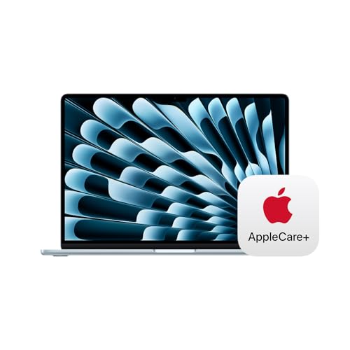 Apple 2025 MacBook Air M4 チップ搭載 15 インチノートブック: 16GBユニファイドメモリ、 512GB SSD ストレージ - スカイブルー + 3年延長保証 AppleCare+ for 15インチMacBook Air(M4) 1枚目 画像