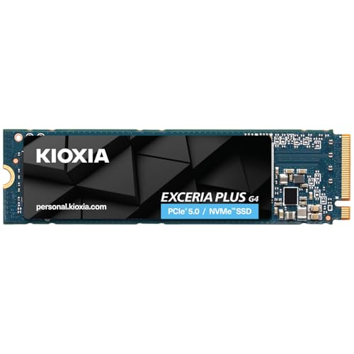 キオクシア KIOXIA 内蔵 SSD 1TB NVMe M.2 Type 2280 PCIe Gen 5.0×4(最大読込: 10,000MB/s) 国産BiCS FLASH TLC搭載 国内正規代理店5年保証 EXCERIA PLUS G4 SSD-CK1.0N5PLG4N【国内正規代理店保証品】 画像1