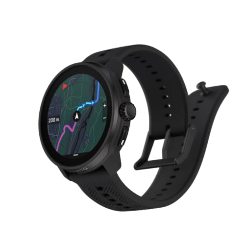 スント SUUNTO RACE S スポーツウォッチ 薄型 AMOLEDタッチディスプレイ 50m防水 ルートナビ デュアルバンドGPS 長時間稼働 心拍計 HRV計測 睡眠分析 アプリ連携 体調管理 トレラン ランニングウォッチ 日本正規品 中間 画像