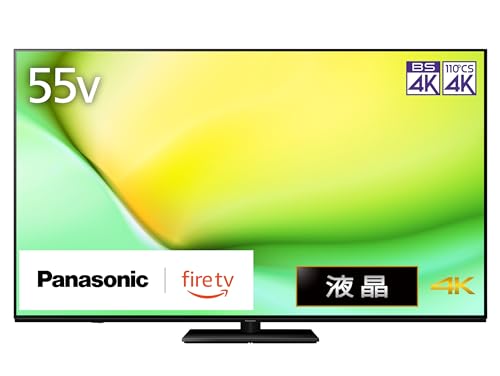 パナソニック 55V型 液晶 テレビ 4K TV-55W90A VIERA FireTV搭載 転倒防止スタンド 2024年ミドルモデル 1枚目 画像
