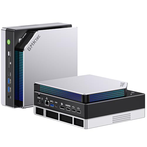 GMKtec EVO-X2 AI ミニPC AMD Ryzen AI Max+ 395、LPDDR5X 8000MHz 128GB +2TB SSD (Max.8TB) Windows 11 PRO ゲーミングPC、AMD Radeon 8060S RJ45/Wi-Fi 7/BT 5.4、4画面 HDMI 2.1/DP 1.4/USB4 70Bパラメータ対応 静音ビジネス ゲーミング向け 画像1