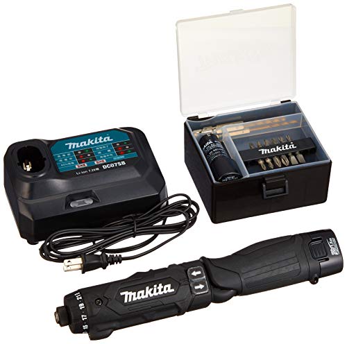 マキタ(Makita) 充電式ペンドライバドリル(黒) 7.2V 1.5Ah バッテリ2本・充電器・アルミケース付 DF012DSHXB 中間 画像