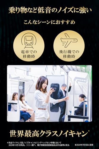 ソニー(SONY)ワイヤレスノイズキャンセリングイヤホン WF-1000XM5 :【VGP2025金賞】 / 完全ワイヤレス/圧倒的ノイズキャンセリング性能/小型軽量設計/高性能マイク通話品質/Amazon Alexa搭載/Bluetooth/LDAC対応 / 最大8時間連続再生 / IPX4防滴性能 / マルチポイント対応/ブラック/WF-1000XM5 BC 中間 画像