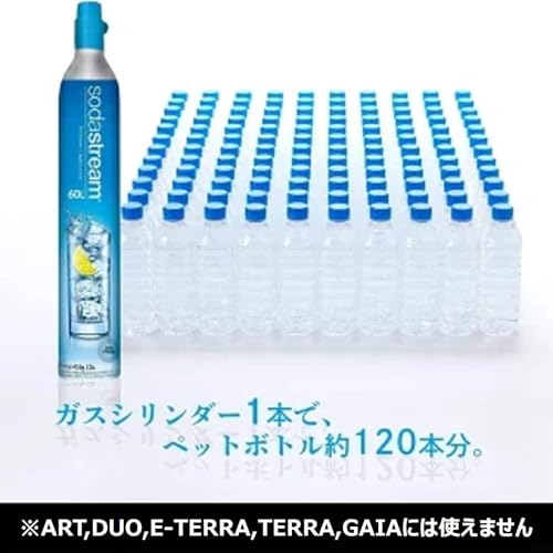 [公式] ソーダストリーム ガスシリンダー 60L 2本セット(新規購入用) Soda stream Soda stream 最後 画像