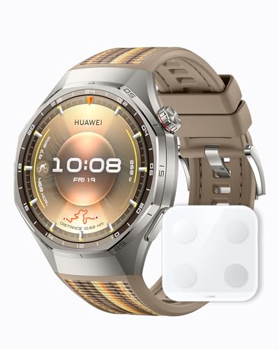 【体組成計セット】HUAWEI WATCH GT 6 Pro 46mm スマートウォッチ 1.47インチ大画面 最長21日間バッテリー サイクリング/登山/進化したゴルフナビ スポーツモード100種類以上 GPS搭載 心電図分析 健康/情緒モニタリング iOS/Android対応 ブラウン 1枚目 画像
