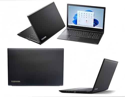 【整備済み品】 東芝 ノートパソコン Dynabook B65/B55 15.6型/core i5 CPU/メモリ 8GB/SSD 256GB/Windows11&MS Office2019搭載 ノートPC/HDMI/VGA/SDカードリーダー/日本語キーボード/テンキー付 パソコン (core i5/メモリ 8GB/SSD 256GB) 中間 画像