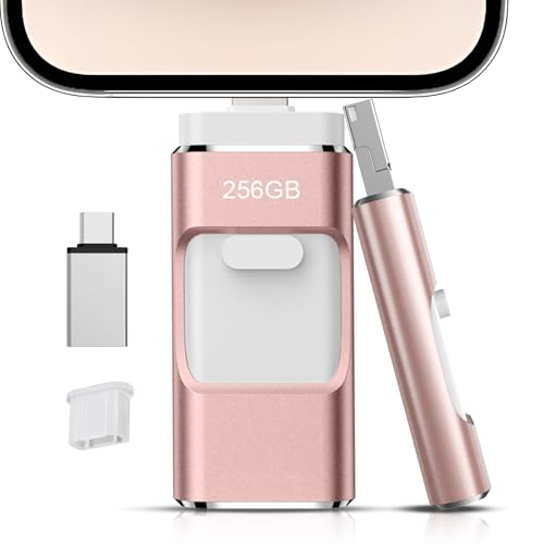 【アプリ不要・正規認証品 】256GB Phone対応usbメモリ写真保存 直接usbに写真を移す４in1 フラッシュドラメモリ人気 USB 両面挿しスマホ USB メモリー フラッシュドライブ Android パソコン対応 USBメモリ phoneの写真 を パソコン に 取り込む 容量不足解消 画像1
