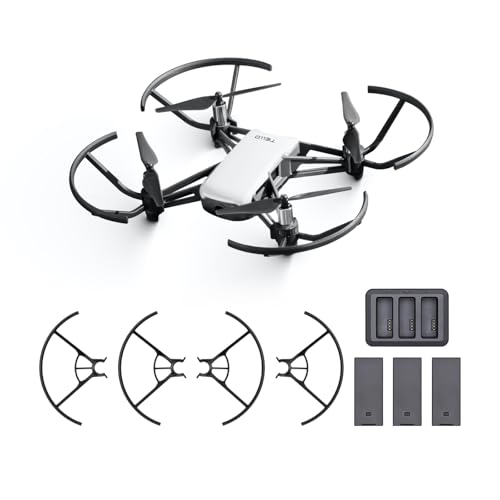DJI Tello ドローン ブーストコンボ バッテリー3個付属 国内認証済み ドローン撮影 80g 申請不要の100g未満 軽量 ミニドローン 登録して賠償責任保険が1年間無償付帯 自動離陸 自動着陸 720P伝送 最大飛行時間39分 ビジョンポジションニングシステム 衝突検出 プログラミング可能(アップリアップデート後) 空撮 大人向けギフト 誕生日プレゼント 初心者 子供用 学生 DEERC 1枚目 画像